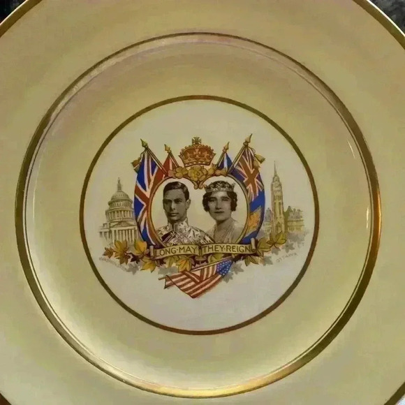 1939 Commemorative Plate King George VI  
by Pareek Johnson Bros - Picture 2 of 16